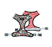 Reversible Dog Harness Large Size - 26 x 23 cm - Mosaic Model - Size L - Very Durable and Comfortable - Safe - Accessories for Dogs - Consentida