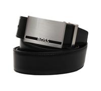Reversible Double Buckle Leather Belt - male - Boss - Belts - Black - ONE SIZE - Accessories ONE SIZE