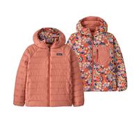 Reversible Down Hooded Jacket Child Patagonia Rouge 16 ans