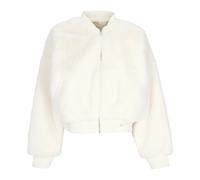 Reversible Faux Fur Bomber Jacket - female - Nike - Training - White - M - Sport M