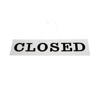 Open And Closed Sign - Reversible Poster Business Store Display