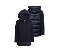 Reversible hooded women's down jacket Lonsdale Bleu S