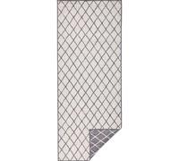 Reversible Indoor-Outdoor Geometric Flatweave Rug - 80X350 cm