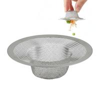 Reversible Kitchen Sink Strainer Bathroom, Stainless Steel Sink Strainer with Micro-Perforated Mesh, Fine Food Catcher for Garbage Disposal & Clog Prevention in Kitchen Sinks