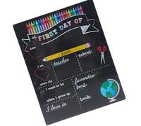 Reversible Lightweight Chalkboard Wood Board User Friendly Educational Tool for School Home Double Sided Wooden Chalkboard