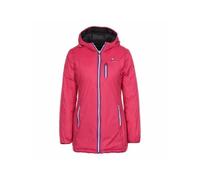 Reversible long ski jacket for women Peak Mountain Awill Noir S