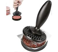 Reversible Meat Tenderizer, 3-in-1 Double-Sided Meat Tenderizer and Pounder, Hamburger Press, Marinade Making Tool