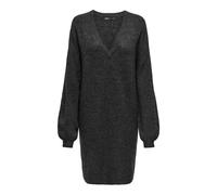 Reversible Midi Jumper Dress Dark Grey