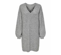 Reversible Midi Jumper Dress Light Grey Marl
