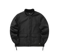 Reversible military style short jacket Taion Boa Noir M
