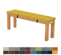 Reversible Non Slip Cushions 150 x 45 x 3 cm High Elasticity Garden Bench & Swing Pads Yellow Indoor/Outdoor Seat Cushions for Ultimate Comfort