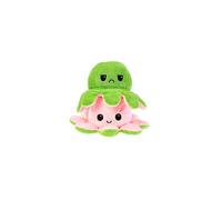 Reversible Octopus Plush large - Happy and Sad Moody octopus Stuffed toy- size 20cm Octopus Plushie Reversable teddy - Flip Octopus UK shows Emotion