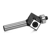 Reversible Plate Chamfer Cutter 8mm Shank Chamfer Edges Forming Router Bit Bearing Woodworking Milling Cutter Tool Woodworking Trimming