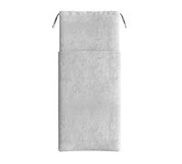 Reversible Plush Fabric Computer Accessories Holder Water Resistant Easy to Clean Laptop Companion Electronics Storage Bag