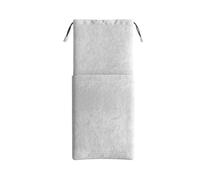 Reversible Plush Fabric Computer Accessories Holder Water Resistant Easy to Clean Laptop Companion Electronics Storage Bag