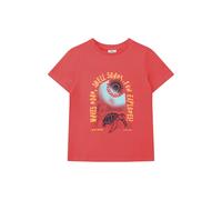 Reversible Printed T-Shirt with Round Neck Child s.Oliver Rouge 2/3 years