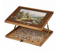 Reversible Puzzle Board for 1000 and 1500 Pieces Height-adjustable Tilted Table