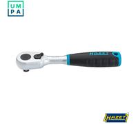 Hazet HiPer Fine-Tooth Reversible Ratchet 863HP | 6.3 mm (1/4 Inch) Square Output, Small Actuation Angle (4°), Extremely Powerful | Allows Use in The Tightest Spaces