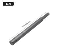 Reversible Ratchet Screwdriver Handle with 4mm Hex Bayonet Bit and Magnetic 1/4 Inch Drive, Aluminium Alloy Precision Driver Grip for Quick Change Screw Driving(1#)