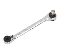 Reversible Ratchet Spanner - 1/4" Sq Drive Adaptor - 1/4" & 5/16" Hex Drive