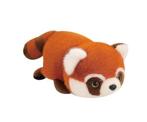 Reversible Red Panda Plush - Double Sided Soft Fidget Stuffed Animal Cartoon Panda, Premium Plush Texture, Compact Portable Design Easy Grip Comfort Stress Relief Sensory Toy | Home Sofa Bed