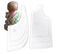 Reversible Reusable Vest Sewing Template - Multi-Layer Craft Pattern Set, Precision Cutting Guides | Template Patterns for Doll Clothes Making, Kids Apparel, DIY Sewing Supplies, Fabric Design