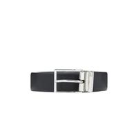 Reversible Saffiano Leather Belt - male - Emporio Armani - Belts - Black - ONE SIZE - Accessories ONE SIZE