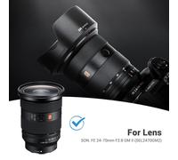 Reversible Shade Lens Hood For Sony FE 24-70mm f/2.8 GM II SEL2470GM2 ALC-SH168