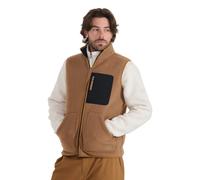 Reversible sleeveless fleece Aigle Sherpa T-Kit Marron M