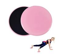 Reversible Sliding Plate,Double Sided Pilates Sliding Disc,Power Slide,Core Training Slide Plate for Home Use,Ultimate Core Trainer,Exercise Discs Abdominal Workout Strength Glider 2 Pcs Pink Oyiclyea