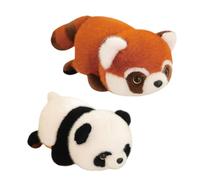 Reversible stuffed - Cute Panda Plush, Stuffed Animal Toy | Red Pandas Toy, Kids Birthday Favor, Collectible Reversibles stuffed, Red Panda Stuffed Animal, stuffed for Home Decor Sofa Boys Girls Fun