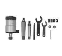 Reversible Tap Chuck Set with MT2 MT3 Shank, Self Reversing Tapping Head with Overload Protection, High Speed Steel Floating Tap Chuck for Drill Press Machine