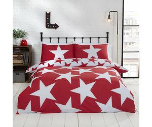 Reversible Teenage Boy Etoile Stars Converse Style Duvet Quilt Cover Bedding Set