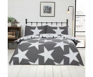 Reversible Teenage Boy Etoile Stars Converse Style Duvet Quilt Cover Bedding Set