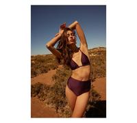 Reversible Triangle Bikini Aubergine L