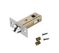 Reversible Tubular Door Mortice Catch Bolt Screws Handle Silent Internal Easy Install Square Spindle 45MM