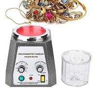 Reversible Tumbler Grinder with 2000RPM Speed, Magnetic Polisher for Automatic Deburring and Chamfering, Ideal for Jewelry, Metal Parts, and Hard Plastic Processing