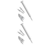 Reversible Two-Way Headless Nails with Secure Grip for Wooden Baseboards & Carpentry Projects Brad Nails Finish Woodworking Trim Double Headed Baseboard Installation Crown Molding Nailing Furniture