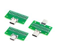 Reversible USB Type C 3.1 Test Interfaces Board 2x13Pin To 2.54mm Connectors Adapter For Device Testing Two Function Type C Adapter For Smartphone Testing