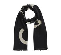 Reversible Viscose Blend Scarf for Women COMMA Beige TU