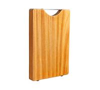 Reversible Wooden Cutting Board with HandlesPerfect for Meat Cheese & VegetablesIdeal Kitchen Tool for Carving Chopping & Food Preparation