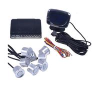 Reversing Camera 1Set Car Parking Sensor Kit Display 4 Sensors For All Cars Reverse Assistance Backup Radar Monitor Backup Camera(8 silver)