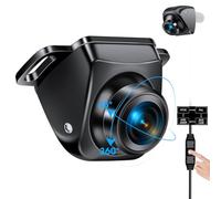 Reversing Camera【3 Mounting Methods】360° Rotatable Rreversing Camera for Car Support AHD 1080P/720P/NTSC/PAL Modes Front/Reverse Camera Universal DC 12V-24V for Car Van SUV
