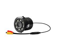 Reversing Camera 4 LED Car Reversing Image Camera Night Reversing Auto Monitor CCD IP68 Waterproof 170 Degree HD Image Rear View For Car(Straw Hat)