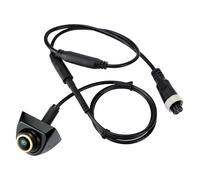 Reversing Camera 4 Pin Aviation Head Cable 170° Fisheye Lens HD 1080P 360° Adjustable Rear Reversing Backup For AHD Monitor Reverse Assist(Black Cam. 10M cable,Black Lens)