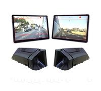 Reversing Camera 5.89 Inch Monitor IPS Touch Screen Car Digital Side View Mirror Blind Spot Camera System With Ai BSD DVR 1080P 60FPS(128GB x2)