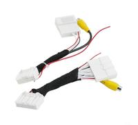 Reversing Camera Adapter Cable, 24Pin+28Pin Interface, Rear View Camera Power Cable with Reversing Detection Line for Toyota Car Stereo Installation