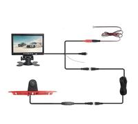 Reversing Camera AHD 1080P Car Brake Light Rear View Reverse Camera With 7-inch Car Monitor For For Transit Van 2015-2019 2020 Backup Camera(Power cord)