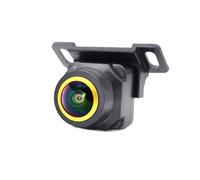 Reversing Camera AHD 1080P Car Intelligent Dynamic Trajectory Moving Guide Parking Line Rear View Reverse Backup Camera(Yellow)