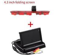 Reversing Camera Car Brake Light Camera For Peugeot For Expert Van Voltage 12V Backup Camera(Foldable screen)